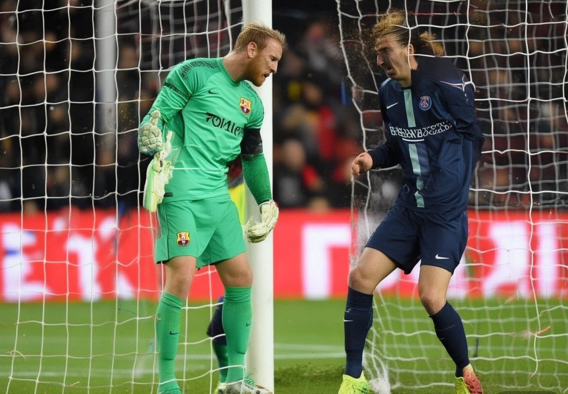 巴萨与巴黎门将欧冠对决：防守艺术巅峰对决